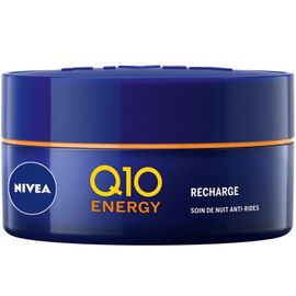 Pack De 2 - Soin De Nuit Anti-Rides Nivea Au Q10 Naturel Et Vitamines C Et E Q10 Energy 50ml 
