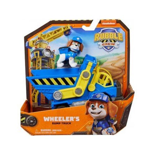 Coffret Pat Patrouille Collection Ruben Et Compagnie - Benji + Camion Benne - Set Figurine Et Véhicule + 1 Carte Tigre