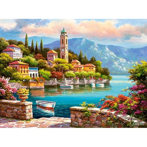 Puzzle 2000 Pièces Village Clock Tower