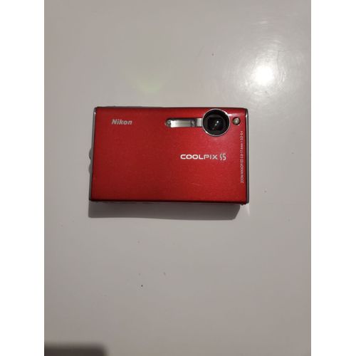 Nikon Coolpix S5 Compact 6 MPIX Zoom Optique 3X Ecran LCD 6,35 cm rouge