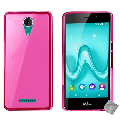 Housse Etui Coque Pochette Silicone Gel Fine Pour Wiko Tommy 2 + Film Ecran - Rose