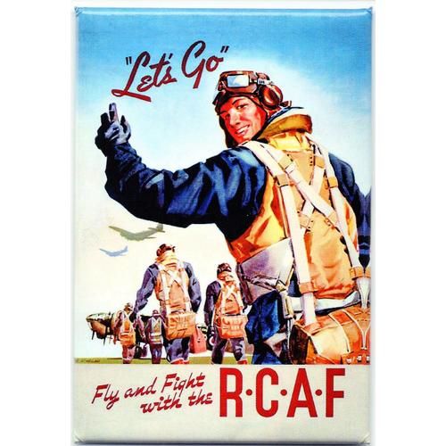 Ww2 - Magnet - Let's Go - Fly And Fight With The Rcaf