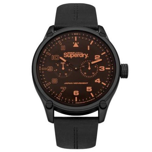 Montre Aviator Sonar Superdry Homme Noir - Syg208ob