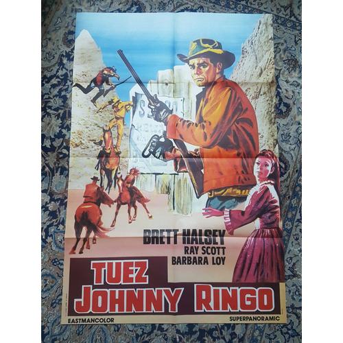 Tuez Johnny Ringo/Spaghetti/Gianfranco Baldanello/Affiche Cinema 80x120 1966