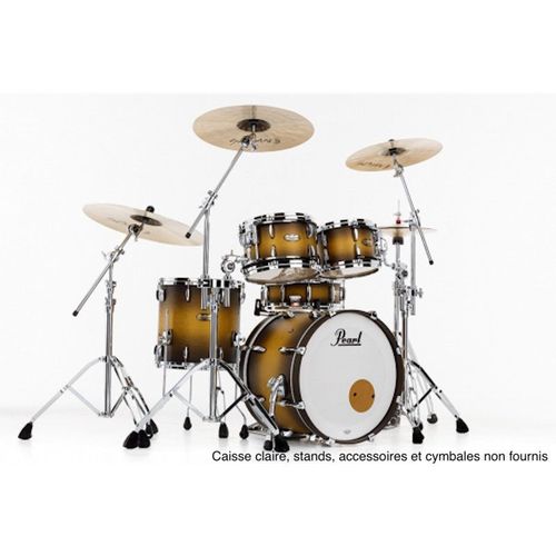 Pearl - Batterie Masters Maple Pure Fusion 20" Gyrolock-L Premium Matte Olive Burst