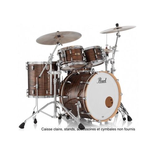 Pearl - Batterie Acoustique Masters Maple Pure Rock 22" Gyrolock-L Custom Bronze Oyster