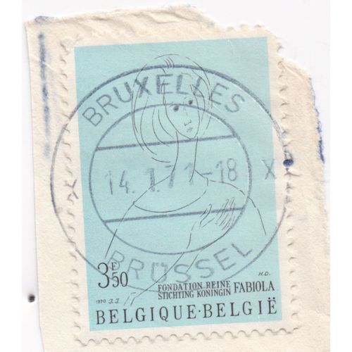 Timbre Belgique, België : Fondation Reine Fabiola, 3,5 Francs Belges