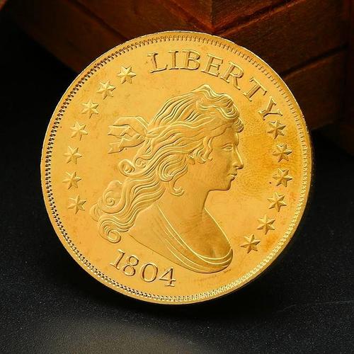 Medaille Doré A L'or Fin United States Of America .Liberty 1804