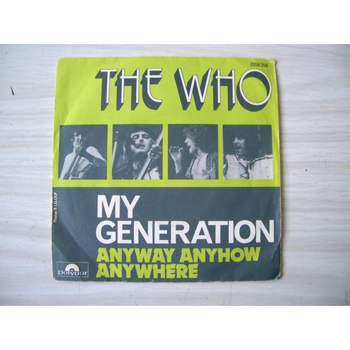 My Generation/Anyway Anyhow Anywhere