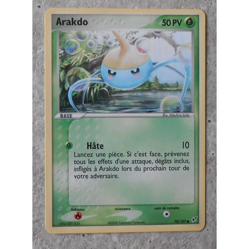 Arakdo 78/107 Set Ex Deoxys Fr