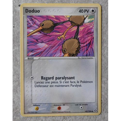 Doduo 45/106 Set Ex Emeraude Fr