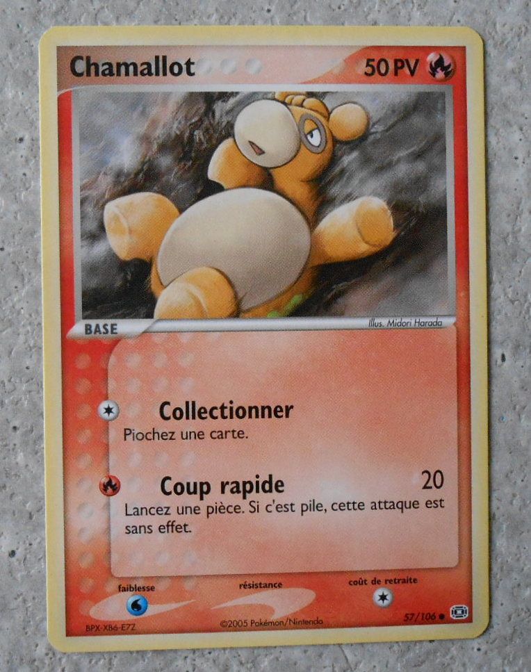 Chamallot 57/106 Set Ex Emeraude Fr