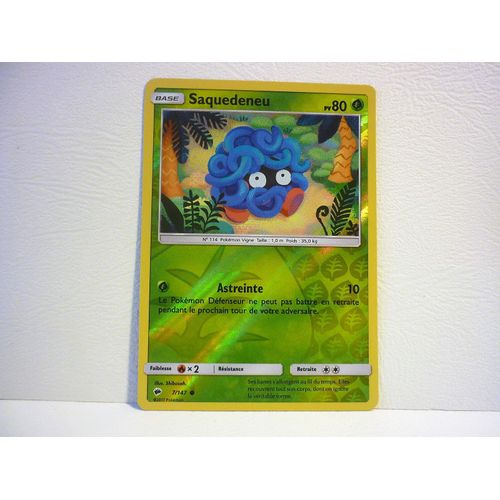 Carte Pokémon Francaise Reverse- Saquedeneu - 7/147 - Ombres Ardentes