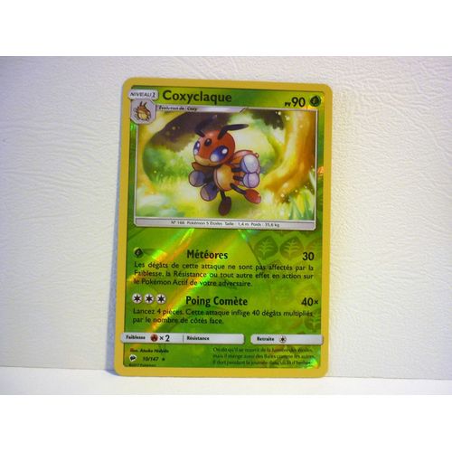 Carte Pokémon Francaise Reverse- Coxyclaque-10 /147 - Ombres Ardentes