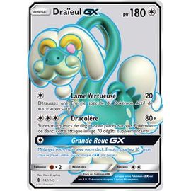 Carte Pokémon 142/145 Draïeul Gx 180 Pv [Sm - Gardiens Ascendants] (Fr)