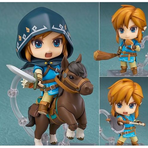 The Legend Of Zelda Breath Of The Wild Figurine Nendoroid Link Deluxe Edition 10 Cm