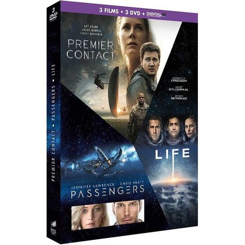 Coffret : Premier Contact + Passengers + Life - Origine Inconnue - Dvd + Copie Digitale