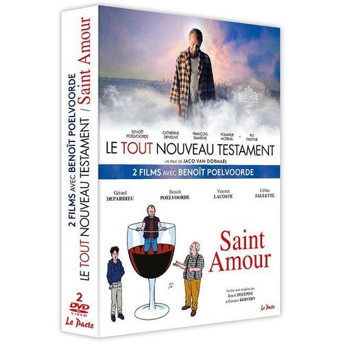 2 Films Avec Benoît Poelvoorde : Le Tout Nouveau Testament + Saint Amour - Pack