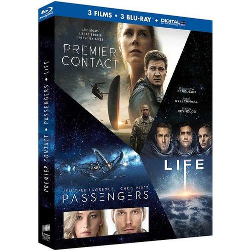 Coffret : Premier Contact + Passengers + Life - Origine Inconnue - Blu-Ray + Copie Digitale