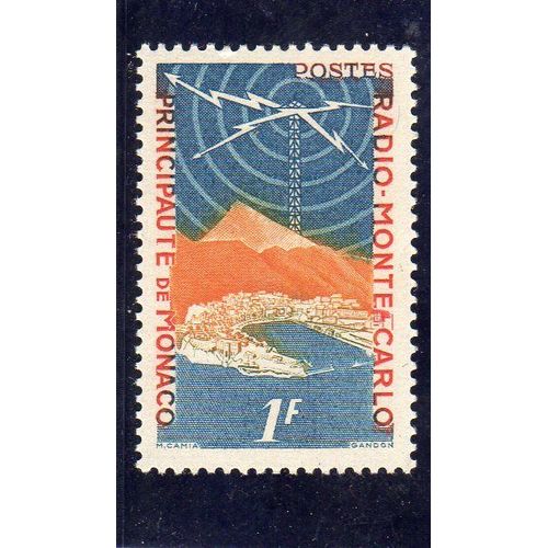 Timbre-Poste De Monaco (Radio Monte-Carlo)