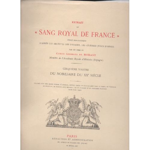 Extrait Du Sang Royal De France De Rarecourt De La Vallee De Pimodan