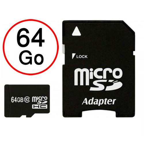 Alcatel Idol 5s Carte Mémoire Micro-SD 64 Go + Adaptateur de qualité by PH26®