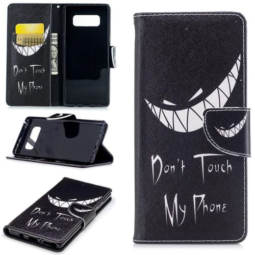 Saturcase Beau Motif Pu Cuir Magnétique Flip Portefeuille Support Porte-Carte Protecteur Coque Housse Étui Pour Samsung Galaxy Note 8 (Design-10)