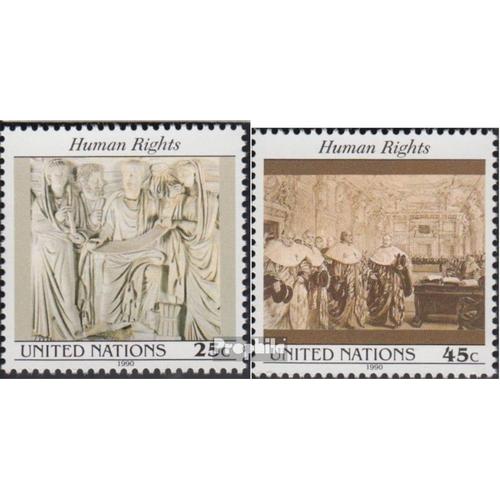 Nations Unies - Nouveau York 606-607 Oblitéré 1990 Droits De Lhomme