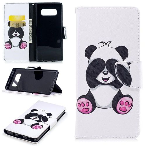 Saturcase Beau Motif Pu Cuir Magnétique Flip Portefeuille Support Porte-Carte Protecteur Coque Housse Étui Pour Samsung Galaxy Note 8 (Design-5)