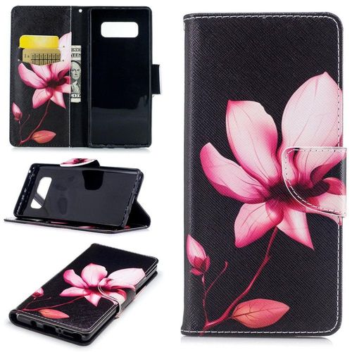 Saturcase Beau Motif Pu Cuir Magnétique Flip Portefeuille Support Porte-Carte Protecteur Coque Housse Étui Pour Samsung Galaxy Note 8 (Design-10)