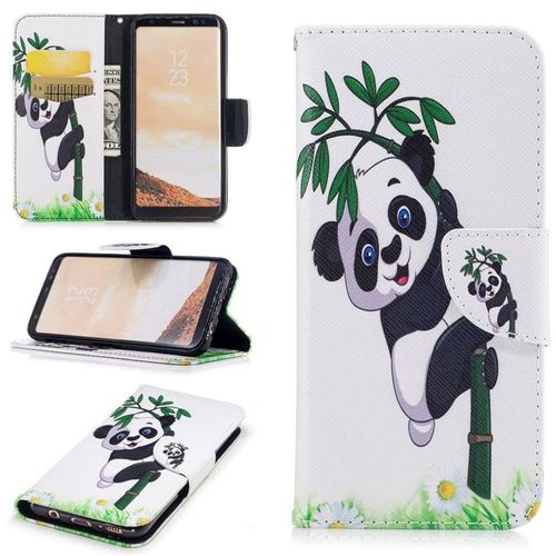 Saturcase Beau Motif Pu Cuir Magnétique Flip Portefeuille Support Porte-Carte Protecteur Coque Housse Étui Pour Samsung Galaxy S8 (Design-9)