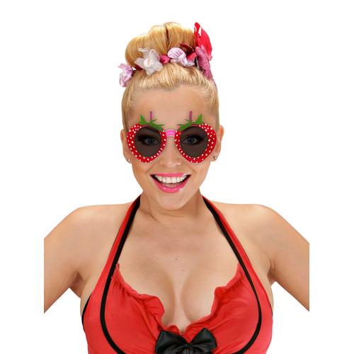 Lunettes Fraise Adulte Taille Unique