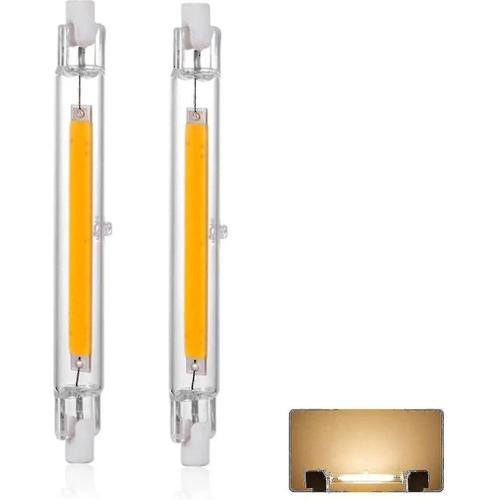 Ampoule Led R7s 118mm 30w À Intensité Variable Blanc Chaud 3000k 3000lm Remplacement Linéaire De La Lampe Halogène J118 300w 360°