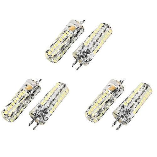 Ampoule Led 6x6.5w Gy6.35 72 2835 Smd Led 320lm 50w, Ampoule De Maïs En Silicone