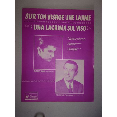 Sur Ton Visage Une Larme (Bobby Solo)