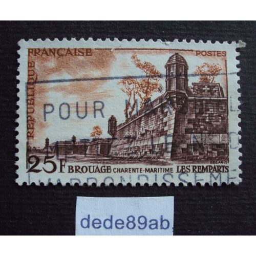 France.. 25f Brouage Les Remparts (Charente-Maritime) Oblitéré Used Stamp.