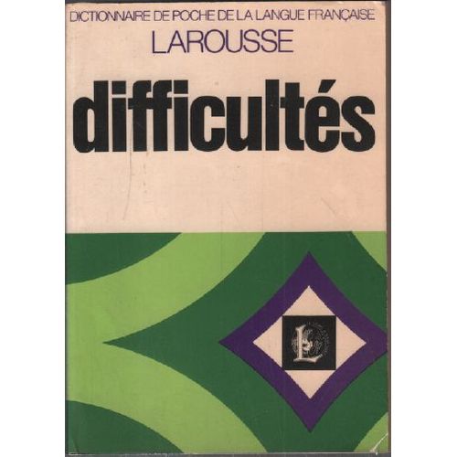 Dictionnaire Des Difficultés De La Langue Francaise