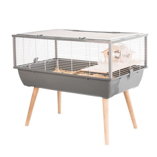 Cage Neo Nigha Petit Rongeur L 77.5 X P 47.5 X H 64.5 Cm Grise