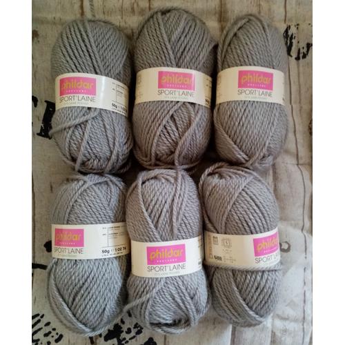 Lot De 6 Pelotes De Laine Phildar