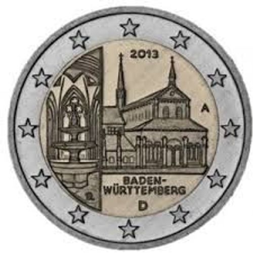 2 Euros Commémo. Allemagne 2013 - Bade-Wurtemberg
