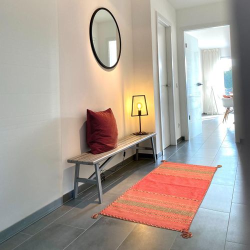 Tapis Kilim 120x170 Tive Rouge Oeko-Tex Certification