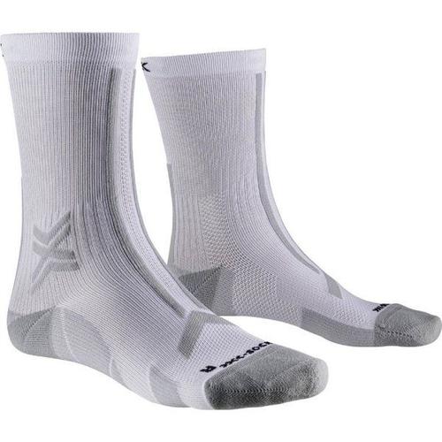 Trail Run Discover Crew - Chaussettes Trail Arctic White / Pearl Grey 45 - 47 - 45 - 47