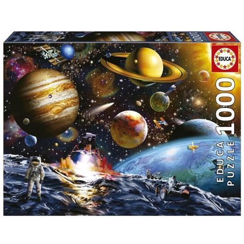 Puzzle 1000 Pièces - Educa - Mission Astéroïde - Science Et Espace - Adulte