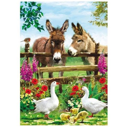 Puzzle 500 Pièces - Educa - Animaux - Coloris Unique