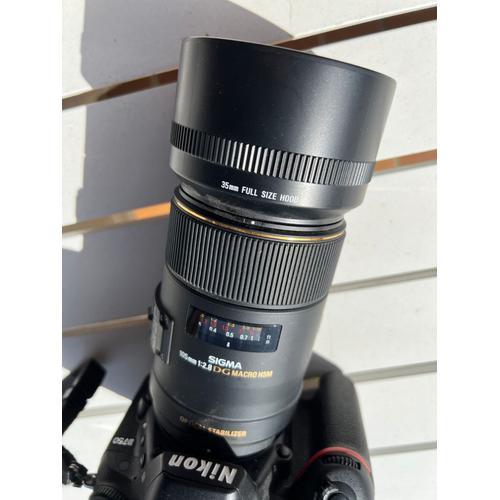 Objectif appareil reflex Nikon - Sigma 105 F2.8 DG macro HSM