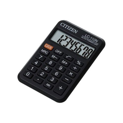 Citizen LC-110N - Calculatrice de bureau - 8 chiffres - pile - rouge