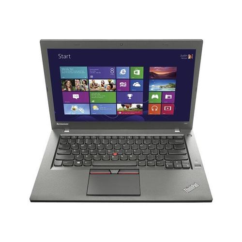Lenovo ThinkPad T450 20BV - 14" Core i5 I5-5200U 2.2 GHz 8 Go RAM 256 Go SSD Noir QWERTY