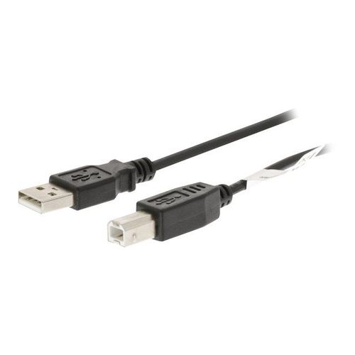 Valueline - Câble USB - USB type B (M) pour USB (M) - USB 2.0 - 3 m - moulé - noir