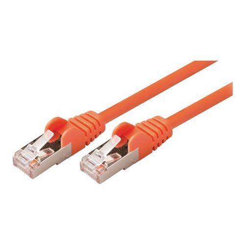 Valueline - Câble réseau - RJ-45 (M) pour RJ-45 (M) - 1 m - SF/UTP - CAT 5e - moulé, rond, sans crochet - orange