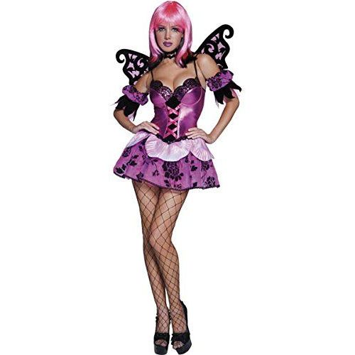 Déguisement D'elfe De Tombe - Taille M - Noir/Rose